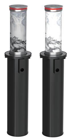 电动液压一体升降柱GJL-S93-G广告灯柱款